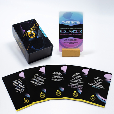 Herstellung Vollfarben eigenes Design Erstgespräch Spielkarten benutzerdefiniert gedruckte Nacht Party Trinkkarten Spiele für Paare