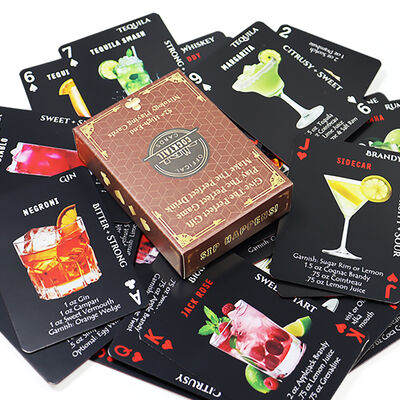 Custom Design Red Edge Papier Pokerkarten Luxus Spielkarten mit individuellem Druck