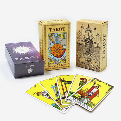 Benutzerdefinierte Tarotkarten in Premium-Qualität mit CMYK 4-Farben-Offsetdruck für Wahrsagerei und Unterhaltung