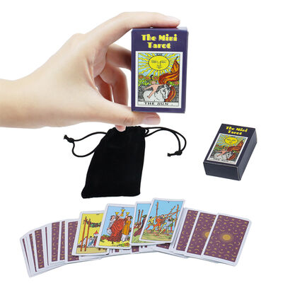 Customized Design Printable Tarot Cards with CMYK 4 Color Offset Printing and Shrink-wrap Packaging