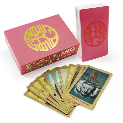 Wasserdichte strapazierfähige Papier-Tarotkarten und Spielkarten mit individuellem Logodruck, bedruckbar, für Partys und Geschenke