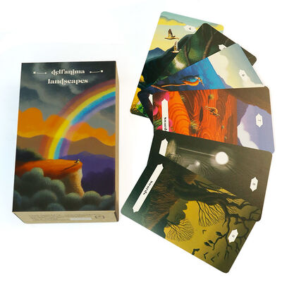 Umweltfreundliche, maßgeschneiderte, matte Veredelung, druckbare Tarotkarten mit individueller Größe und Farbe