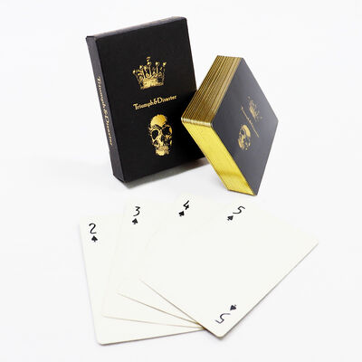 Custom Gold Edge Spielkarten mit personalisiertem Design und umweltfreundlichem Material für Partys und Promotionen
