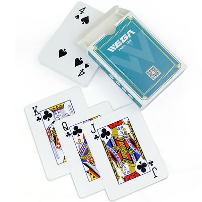 Maßgeschneiderte, umweltfreundliche, doppelseitige Spielkarten mit individueller Verpackung für Werbegeschenke