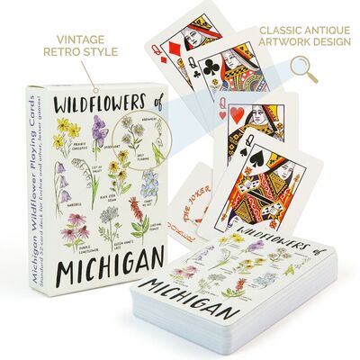 Vintage Retro-Stil Custom-Spielkarten-Kollektion mit klassischen antiken Kunstwerken und Premium-Papier-Stock