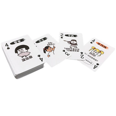 Pdf CDR bedruckbare Spiel Karten, 63*88mm Emoji Spielkarten