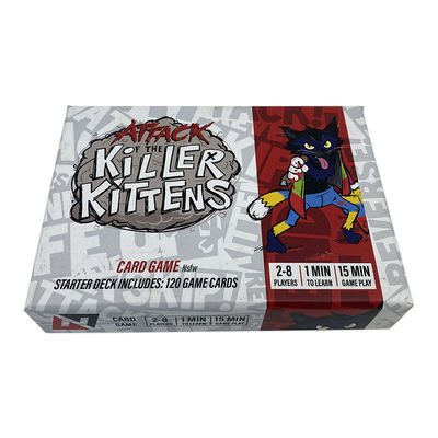 0.35mm Plastikbedruckbare Spiel-Karten pVCs, Mörder-Spiel-Karten-kundenspezifisches Druckpapier