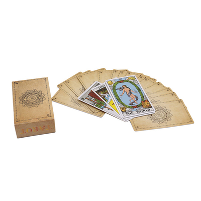 Kundenspezifische Druck-Mini Tarot Cards With Guidebook-Lackoberfläche