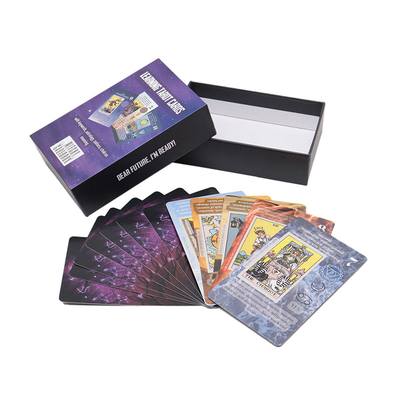 Klassische Unio Mystica Tarotkarten mit Führerbuch Custom Logo Druck Anfänger Annotationspapier Tarot